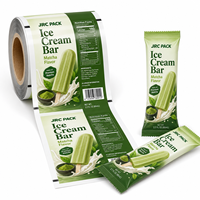 Emballage alimentaire imprimé sur mesure, emballage pour barres de crème glacée/glace, emballage pour bâtonnets de gelée, emballage pour bonbons, film plastique en rouleau pour emballage alimentaire