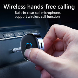 HG Auto <span class=keywords><strong>Bluetooth</strong></span> Aux <span class=keywords><strong>Adapter</strong></span>, Geräusch unterdrückung 3,5mm Aux <span class=keywords><strong>Bluetooth</strong></span> 5.0 Musik empfänger für Home Stereo - Product Image 6