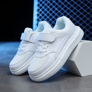 Chaussures de course super légères d'automne, nouveau style, chaussures blanches pour la marche, surface en <span class=keywords><strong>cuir</strong></span>, petite taille pour l'école, printemps, hiver - Product Image 2