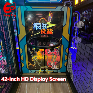 Machine d'arcade de basket-ball pour enfants avec écran HD de 42 pouces, fonctionnement à monnayeur, jeu de tir Super Dunk avec récompense par ticket pour <span class=keywords><strong>parc</strong></span> d'attractions - Product Image 4