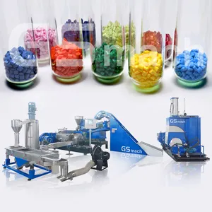 Two-Stage Plastic Granule Machine PVC Kneader Compounding Extrusion Machinery EVA Granules Machine Manufacturing Plant Pipe