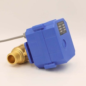Válvula de Bola Eléctrica Miniatura de Alto Torque DN15, Actuador Compacto, Rosca Macho Doble, Válvula de Dos Vías de 4 Puntos para Gas, Manual - Product Image 4