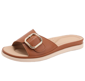 Sandalias Planas de Moda para Mujer, Tallas 41 y 42, Tendencia de Verano y Primavera, Casuales, de Playa, con Punta Abierta, Estilo Mules - Product Image 2