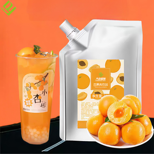 เครื่องดื่มน้ำเข้มข้นเยื่อแอปริคอท6ครั้ง1กก. วัตถุดิบในถุง - Product Image 1