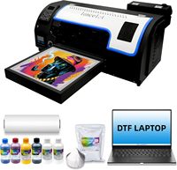 Imprimante DTF Lancelot A3+ Ensemble Complet avec Encre DTF, Film PET, Ordinateur Portable pour Impression par Transfert Thermique sur T-shirt