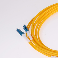 Cable de Fibra Óptica Monomodo Dúplex LC a LC con Cubierta de PVC LSZH, Longitud Personalizada de 1m, 2m, 3m, 5m