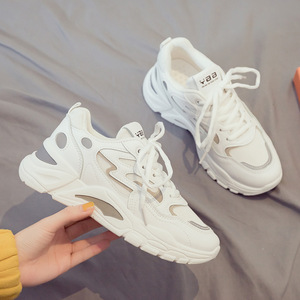 Baskets pour femmes style Dunks, décontractées, sportives, blanches et noires, chaussures de course personnalisées - Product Image 3