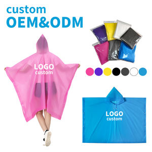 Impermeable ligero reutilizable negro EVA impermeable para Poncho para adultos plástico transpirable a prueba de viento para acampar Tours Durable - Product Image 6