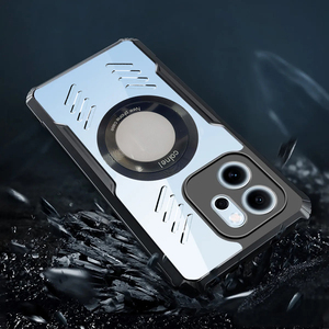 Custodia per <span class=keywords><strong>OPPO</strong></span> <span class=keywords><strong>Reno</strong></span> 14 14F 13 12 11 10 9 8T 7 6 PRO Lite, Trasparente con Cornice Airbag, Antipolvere, Dissipazione del Calore, Traspirante, <span class=keywords><strong>Cover</strong></span> per Esports - Product Image 4