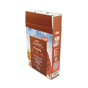 Caja de papel para galletas rectangular a todo Color profesional, caja de embalaje para galletas, caja de embalaje para cereales con impresión personalizada