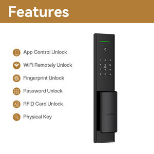 Sistema per Smart Home <span class=keywords><strong>Serratura</strong></span> di Sicurezza Completamente <span class=keywords><strong>Automatica</strong></span> <span class=keywords><strong>Elettrica</strong></span> Digitale Senza Chiave con Impronta Digitale e Combinazione - Product Image 2