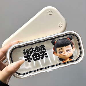 Custodia per occhiali a onda trasparente stile personalizzato simpatico cartone animato portatile Anti-Stress scatola per occhiali da sole custodia all'ingrosso - Product Image 5