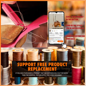 Porte-documents en cuir véritable de haute qualité, doux, hydrofuge, pour femmes, en cuir de vache, couleur unie, fermeture éclair, grande capacité, affaires - Product Image 6