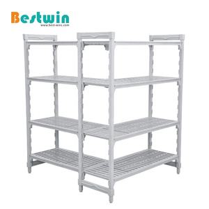 קר חדר מטבח מזון אחסון מתלה רב סביבתי פלסטיק פלדת מתכת מדפי - Product Image 3