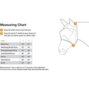 Cashel Premium crociato Standard di mosca grigia per cavalli senza orecchie o benda per prodotti per la cura del cavallo - Product Image 3