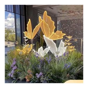 Wholesale butterfly Large Warm White Led Light <strong>Wedding</strong> Lighted butterfly for <strong>Wedding</strong> Event <strong>Decorations</strong> - Product Image 1
