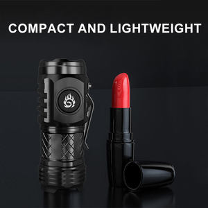 Lampe torche en plastique rechargeable à prix d'usine, 3 LED, 3000 lumens, 5 modes, lampe torche EDC d'extérieur, éclairage d'urgence en cas de panne de courant - Product Image 4
