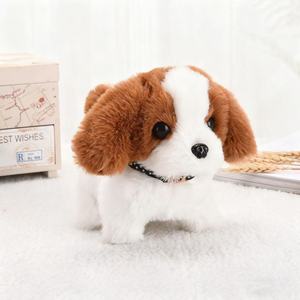 어린이용 전기 플러시 강아지 장난감 목걸이 세인트 버나드 강아지 리얼리틱 장난감 짖는 소리와 걷는 소리 전기 장난감 - Product Image 3