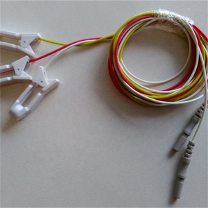 Greentek Medische Herbruikbare Ag/Agcl Oor Clip <span class=keywords><strong>Eeg</strong></span> Elektrode Kabel Compatibel Met Natus <span class=keywords><strong>Eeg</strong></span> Machine - Product Image 2