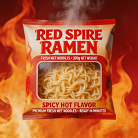 Mie Udon Red Spire Super Pedas Rasa Asia Pedas dengan Garam Rendah, Kemasan Sachet/Box/Plastik/Cup