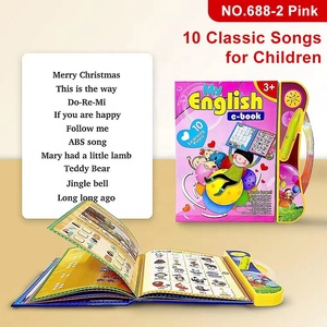 <span class=keywords><strong>Livre</strong></span> électronique interactif d'apprentissage <span class=keywords><strong>de</strong></span> l'anglais personnalisé avec son et lumière, multi-pages, <span class=keywords><strong>pour</strong></span> l'éveil cognitif des enfants - Product Image 5
