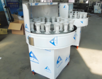 Laveuse de bouteilles manuelle, machine de nettoyage de bouteilles en plastique et en verre, équipement de rinçage de type disque, laveuse de bouteilles rotative