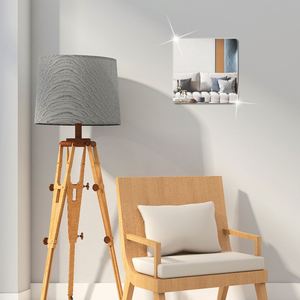 30cm Acrylic <b>Mirror</b> Wall Sticker Self-Adhesive <b>Mirror</b> for Dressing <b>Mirror</b> Sticker Can Be Attached to the Wall - Product Image 5
