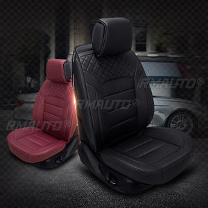 Fundas de Asiento de Coche de Cuero de Alta Calidad, 5 Plazas, Cobertura Total, Color Rojo, para Sedán y SUV, Impermeables, Protectoras, Accesorios para Coche - Product Image 5