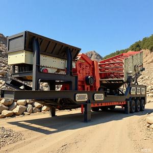 Tire Mobile Impact Crusher Mobile Building Garbage Crusher Rock Breaker - Product Image 5