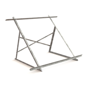 Staffa in Lega di Alluminio per Collettore Solare Termico Orizzontale Aton, Guida in Acciaio Inossidabile per Installazione su Tetto e Carport - Product Image 1