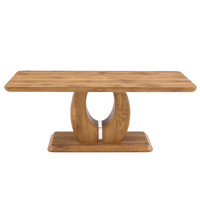 Table basse rectangulaire moderne et luxueuse en bois, couleur bois, écologique, durable, facile à assembler, meubles de salon, salle à manger