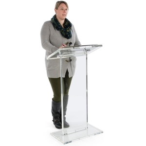 Podio Transparente Alto y Resistente Personalizado con Borde <span class=keywords><strong>para</strong></span> <span class=keywords><strong>Libros</strong></span>, <span class=keywords><strong>para</strong></span> Presentaciones, Iglesias y Aulas - Product Image 6