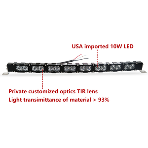 Robusta carcasa de aviación barra LED <span class=keywords><strong>4x4</strong></span> luz ATV barra de luz LED curvada 30 pulgadas - Product Image 4