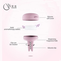 Support de parfum créatif en Silicone, Mini diffuseur d'air, forme mignonne, désodorisant de voiture, diffuseur d'appareil pour ventilation de voiture