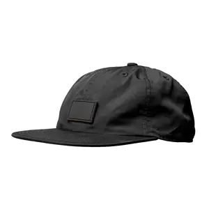 Oem Trucker Baseball Cap 5 Panel Short Brim t Black Breathable Sun Hat Cap