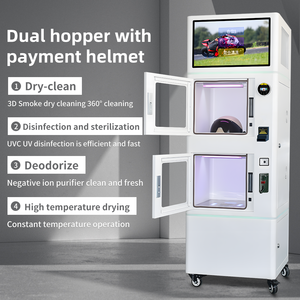 Distributeur automatique de nettoyage de casques de moto à double bac avec liquide de nettoyage anti-buée pour casques de moto et de sécurité - Product Image 5