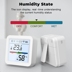 Termómetro e Higrómetro WIFI Inteligente Tuya, con Batería AAA, Sensor Inalámbrico de Temperatura y Humedad para Hogar Inteligente - Product Image 2