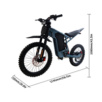 Vélo électrique tout-terrain CS-F1, pneus tubeless de 19 et 17 pouces, moteur de 1500 W, 43 km/h, autonomie de 30 km, double suspension, E-MTB pour la montagne/urbain