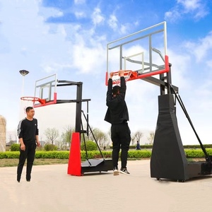 Support de basket-ball mobile et réglable en hauteur, panier de basket-ball portable <span class=keywords><strong>professionnel</strong></span> pour adultes - Product Image 6