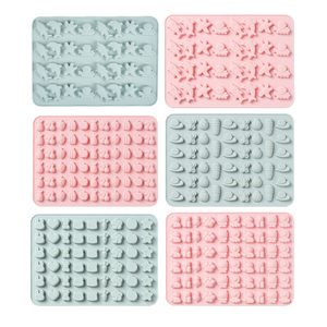 Verschillende Vormen En Patronen Bakvorm Chocolade Gelei Gummy Snoepvorm Met Druppelaar Beer Dierlijk Fruit Grappig <span class=keywords><strong>3d</strong></span> Siliconen 74G - Product Image 6