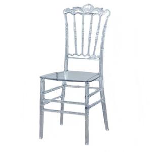 Chaise Chiavari transparente en PC, sans accoudoirs, idéale pour les événements en plein air, mariages, banquets, locations hôtelières - Product Image 2