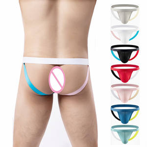 Custom Sexy Gay trasparenti da uomo <span class=keywords><strong>in</strong></span> infradito immagini Hot Mens Jockstraps con il classico tipo di ascesa - Product Image 6