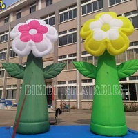Fleur gonflable géante, ballon gonflable publicitaire fleur répliques K2107