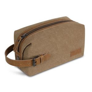 Vintage Canvas <b>Toiletry</b> Bag - Large Capacity Cosmetic Organizer for Travel & Gifts - Product Image 2