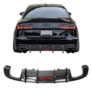 Sline ตัวกระจายกันชนหลังคาร์บอนไฟเบอร์ S6 <span class=keywords><strong>A6</strong></span>รถสำหรับ <span class=keywords><strong>Audi</strong></span> <span class=keywords><strong>A6</strong></span> C7 2012 2013 2014 2015สไตล์ RS6 - Product Image 1