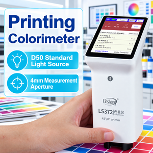 เครื่องวัดสีสำหรับงานพิมพ์ Linshang LS372 พร้อมรูรับแสง 4 มม. แหล่งกำเนิดแสง D50 และการ์ดสีอิเล็กทรอนิกส์ในตัว - Product Image 2