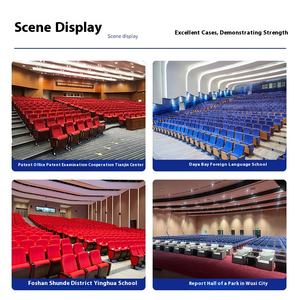 Chaises modernes d'auditorium pour théâtre, église, cinéma, salle de conférence, table pliante en <span class=keywords><strong>bois</strong></span>, hôpitaux d'<span class=keywords><strong>occasion</strong></span> - Product Image 6