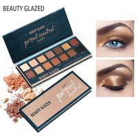 Palette d'ombres à paupières Matte the Balm avec finition scintillante et chatoyante Soft Glam Powder pour le maquillage Pigment Shiny Eyeshadow