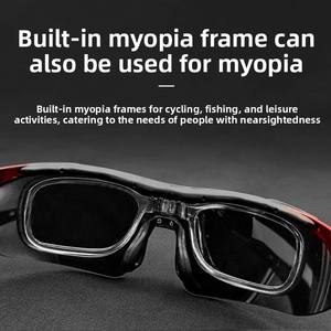 Lunettes de cyclisme Westward Journey, double usage jour et <span class=keywords><strong>nuit</strong></span>, coupe-vent, haut de gamme, ultra-légères - Product Image 3