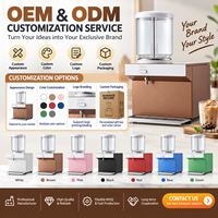 Distributeur de boissons de table OEM avec agitateur, machine à servir le thé au lait commerciale pour les boutiques de desserts et les hôtels